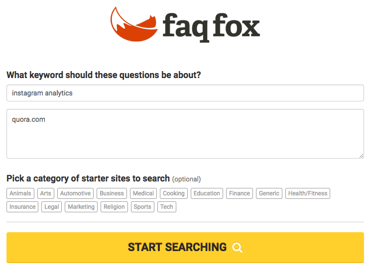 FAQ Fox
